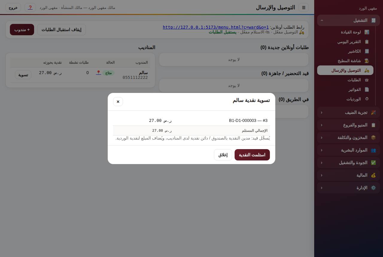 تسوية المندوب